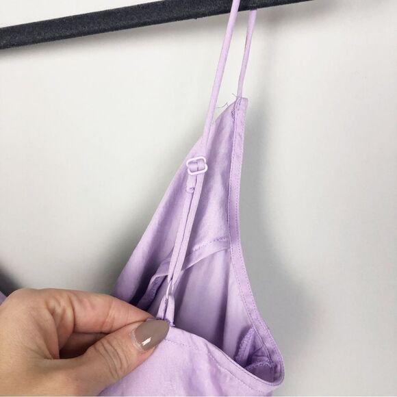 FREE PEOPLE | INTIMATELY Light Purple Cinch Side Slip Dress Midi Women’s Size XS - Picture 7 of 8